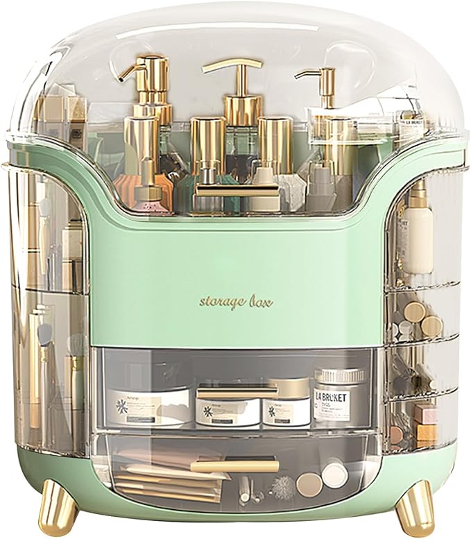 Suyoo XL Acrylic Makeup Organiser with 16 Lipstick Slots on Amazon UK