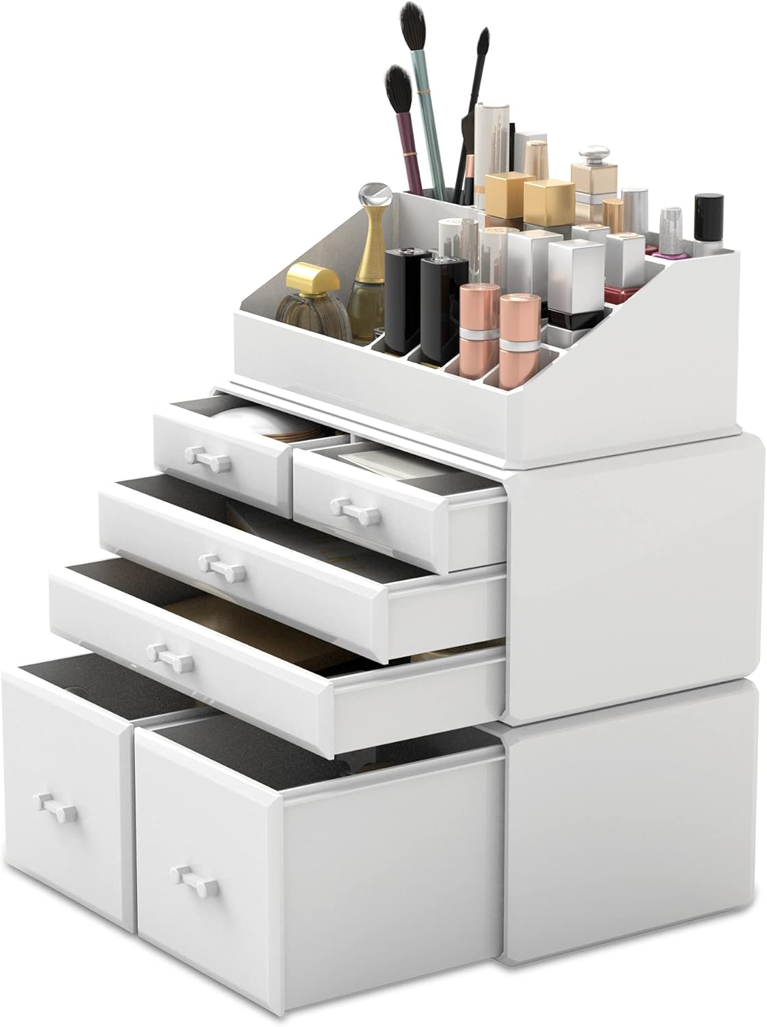 READAEER Makeup Cosmetic Organiser Storage Drawers on Amazon UK