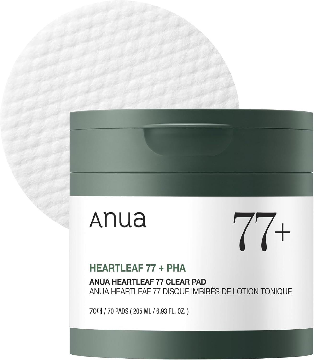 Anua Heartleaf 77 Toner Pads container