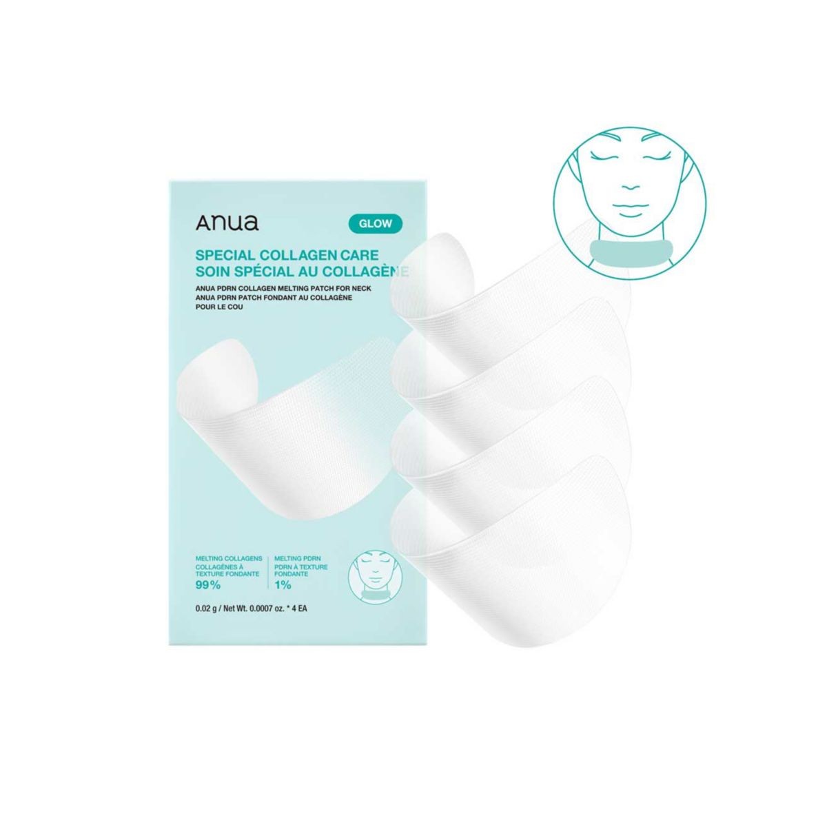 Anua PDRN Collagen Melting Patch for Neck