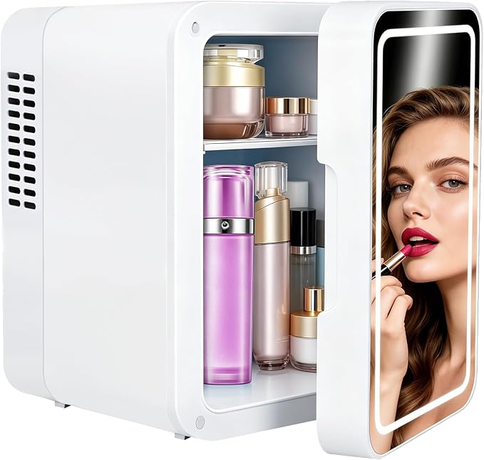 Skincare Fridge with LED Mirror 4 Litre on Amazon UK