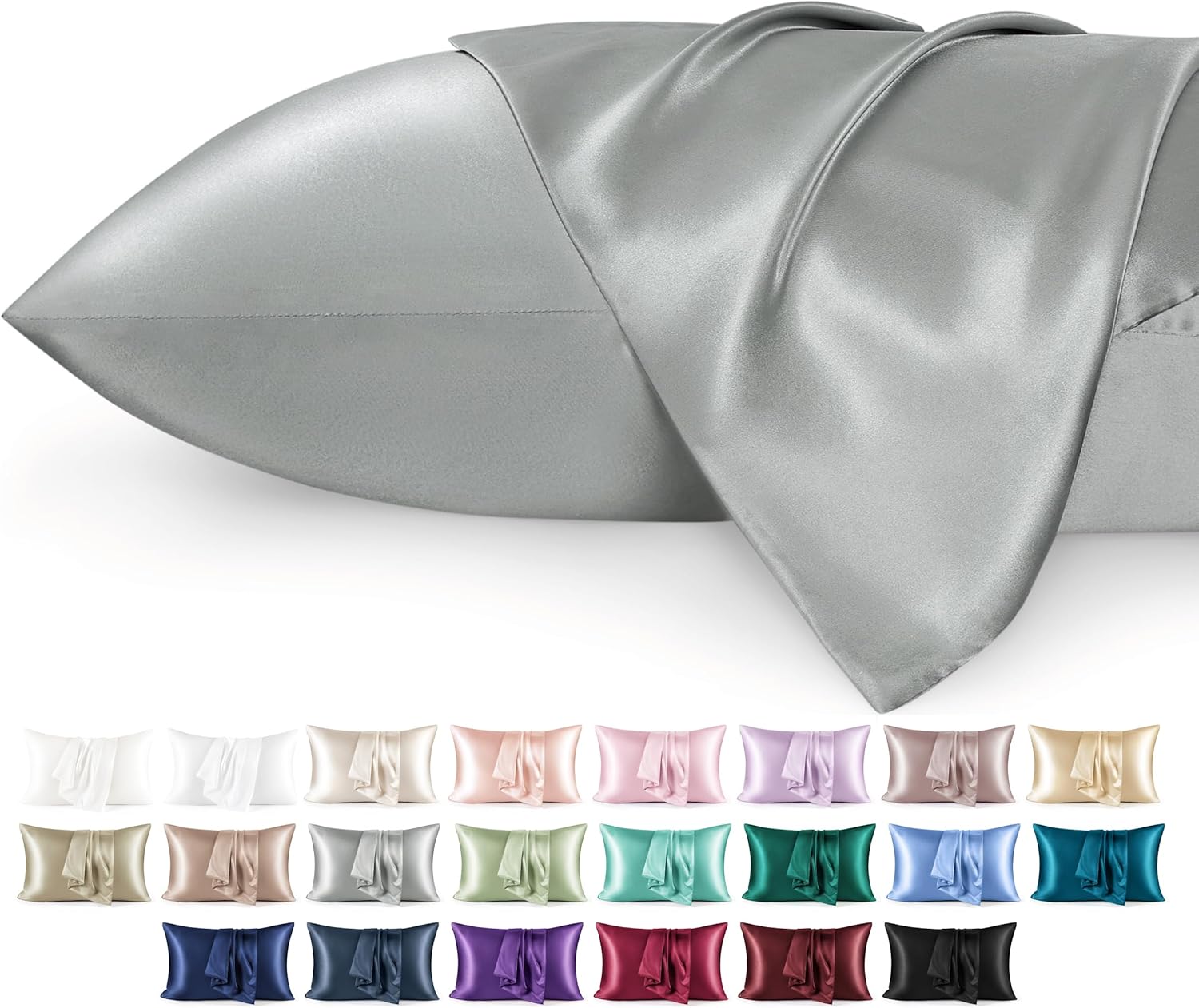 Bedsure Satin Pillowcase, 2 Pack on Amazon UK