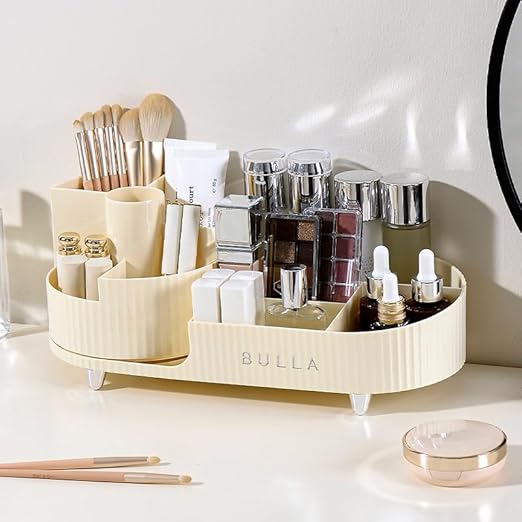 BULLA 2-in-1 Rotating Makeup Organiser