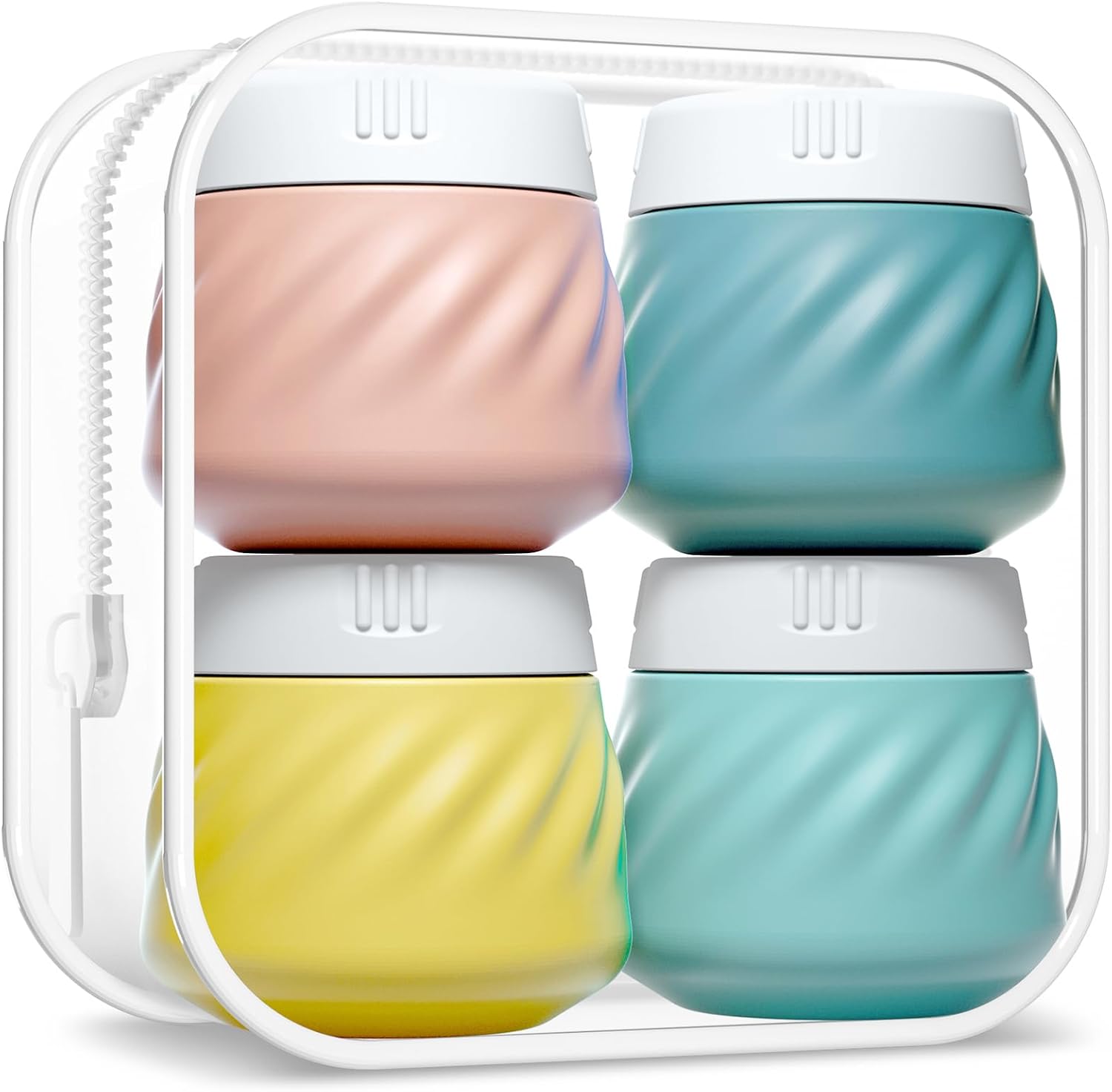 Gemice Travel Containers Cream Jars