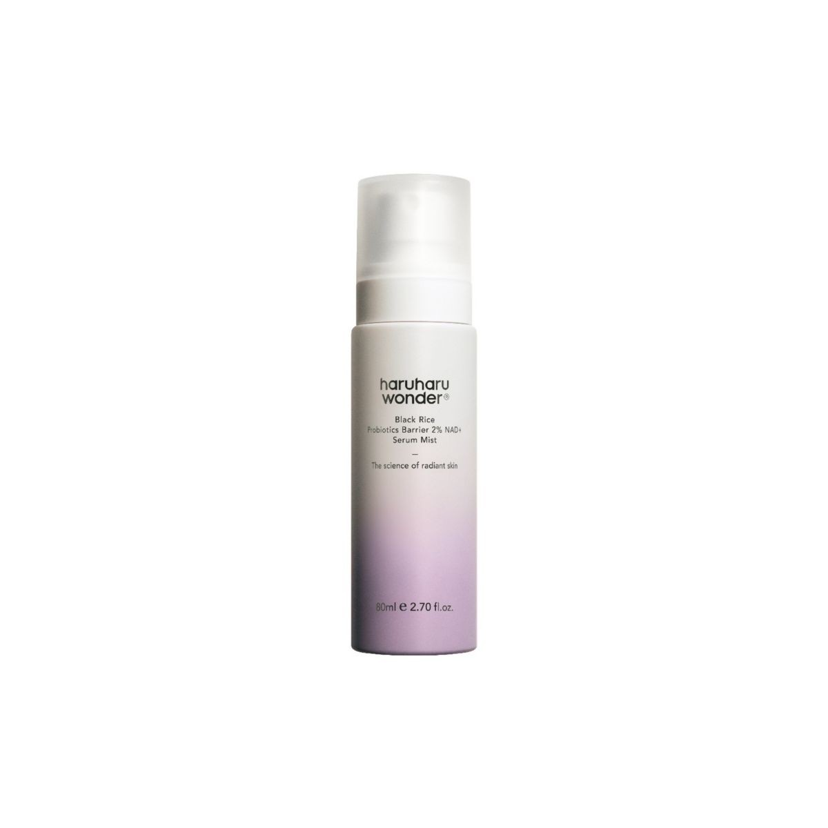 Haruharu Wonder Black Rice Probiotics Barrier 2% NAD+ Serum Mist
