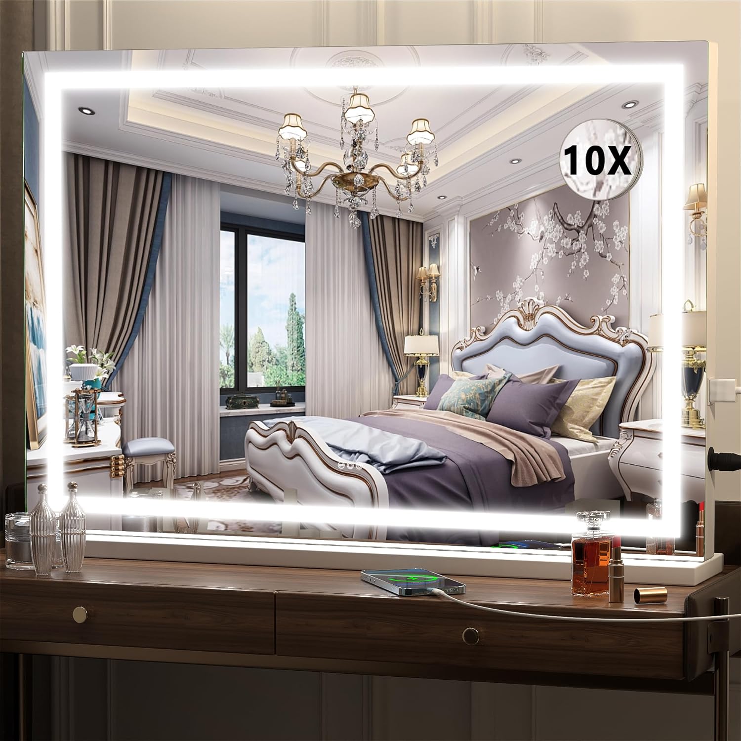 Hasipu 80 x 55cm LED Vanity Mirror