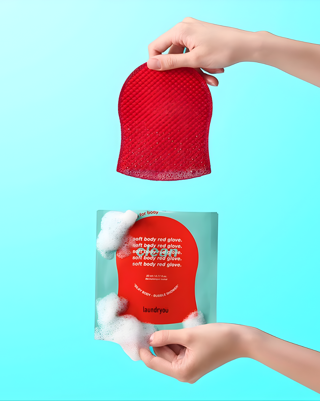 LAUNDRYOU Soft Body Red Glove Clean 23ml x 5