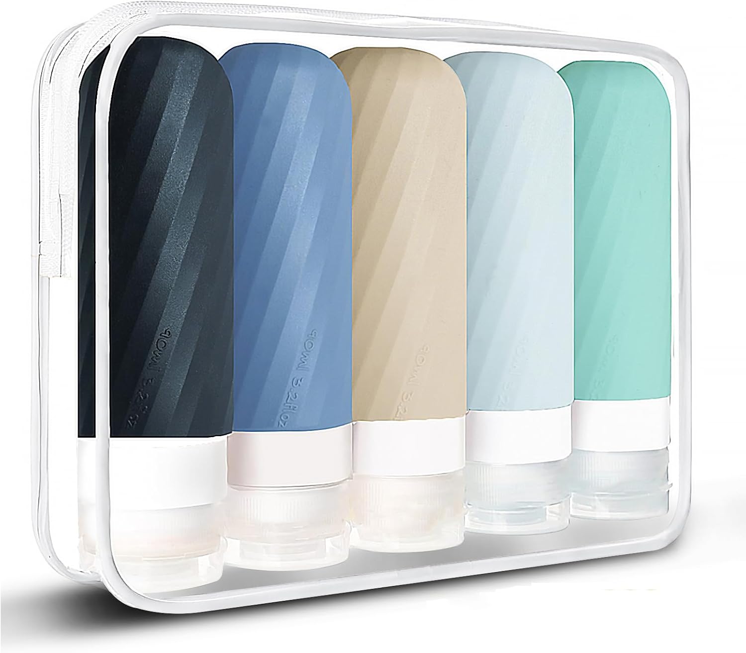 Laxen 5 Pack Travel Bottles