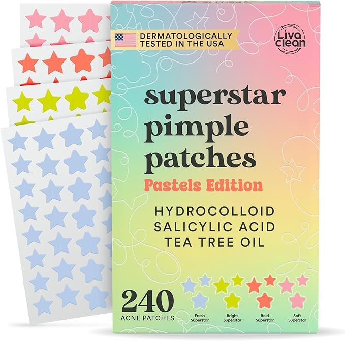 LivaClean 240 CT Cute Pimple Patches on Amazon UK