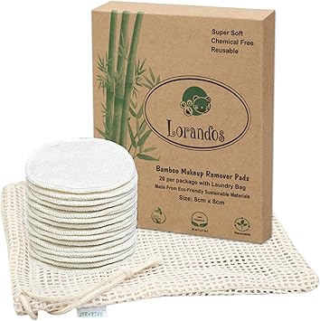 Lorandos Reusable Makeup Remover Pads on Amazon UK