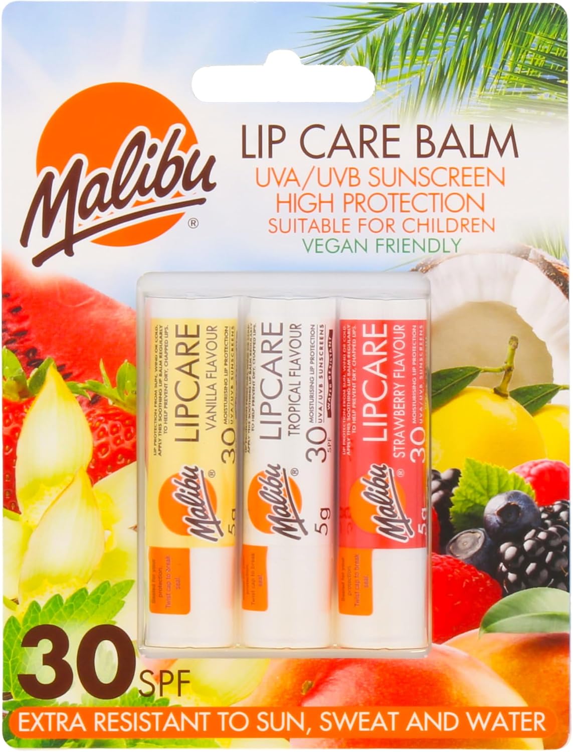 Malibu Sun SPF30 lip balm multipack