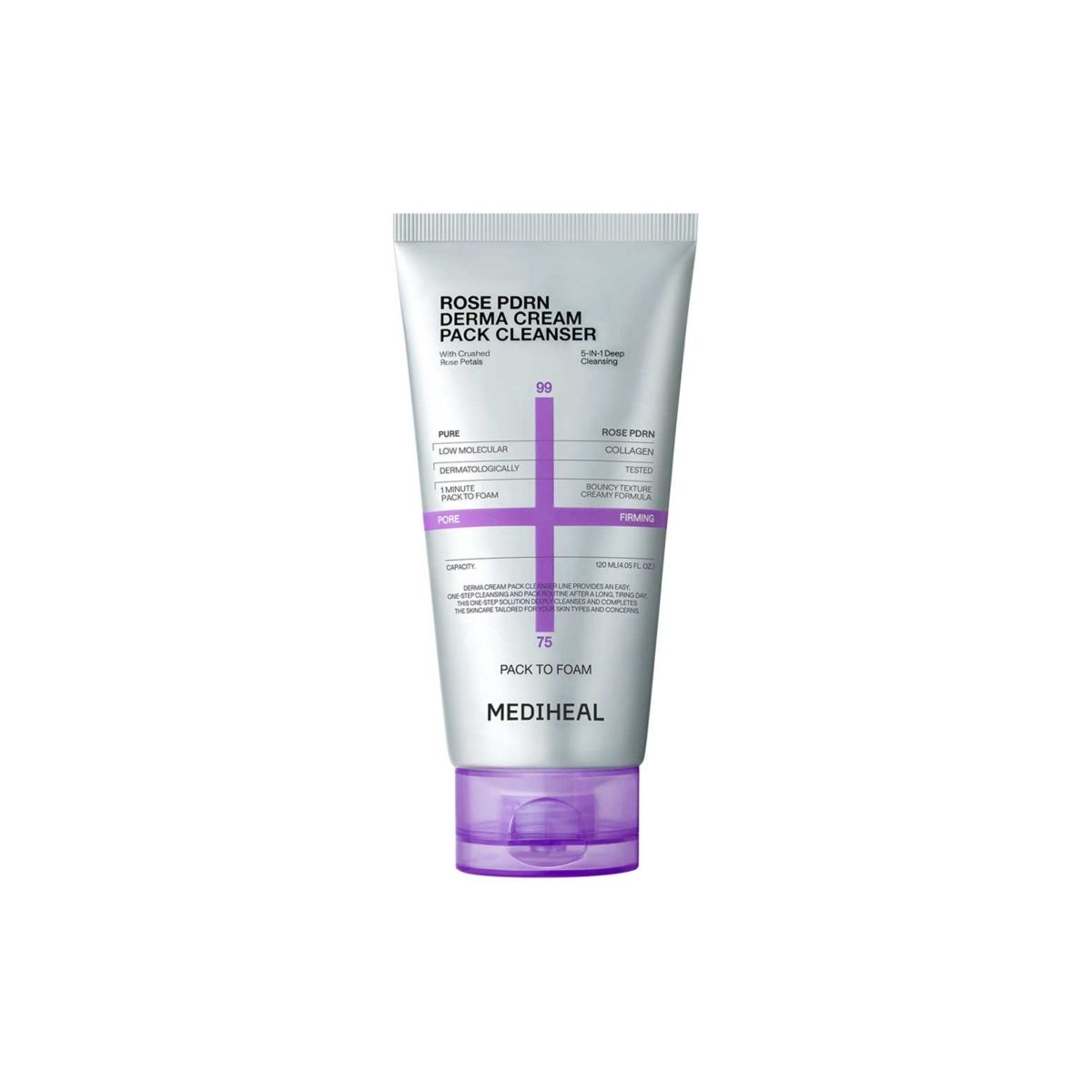 Mediheal Derma Cream Pack Cleanser Rose PDRN
