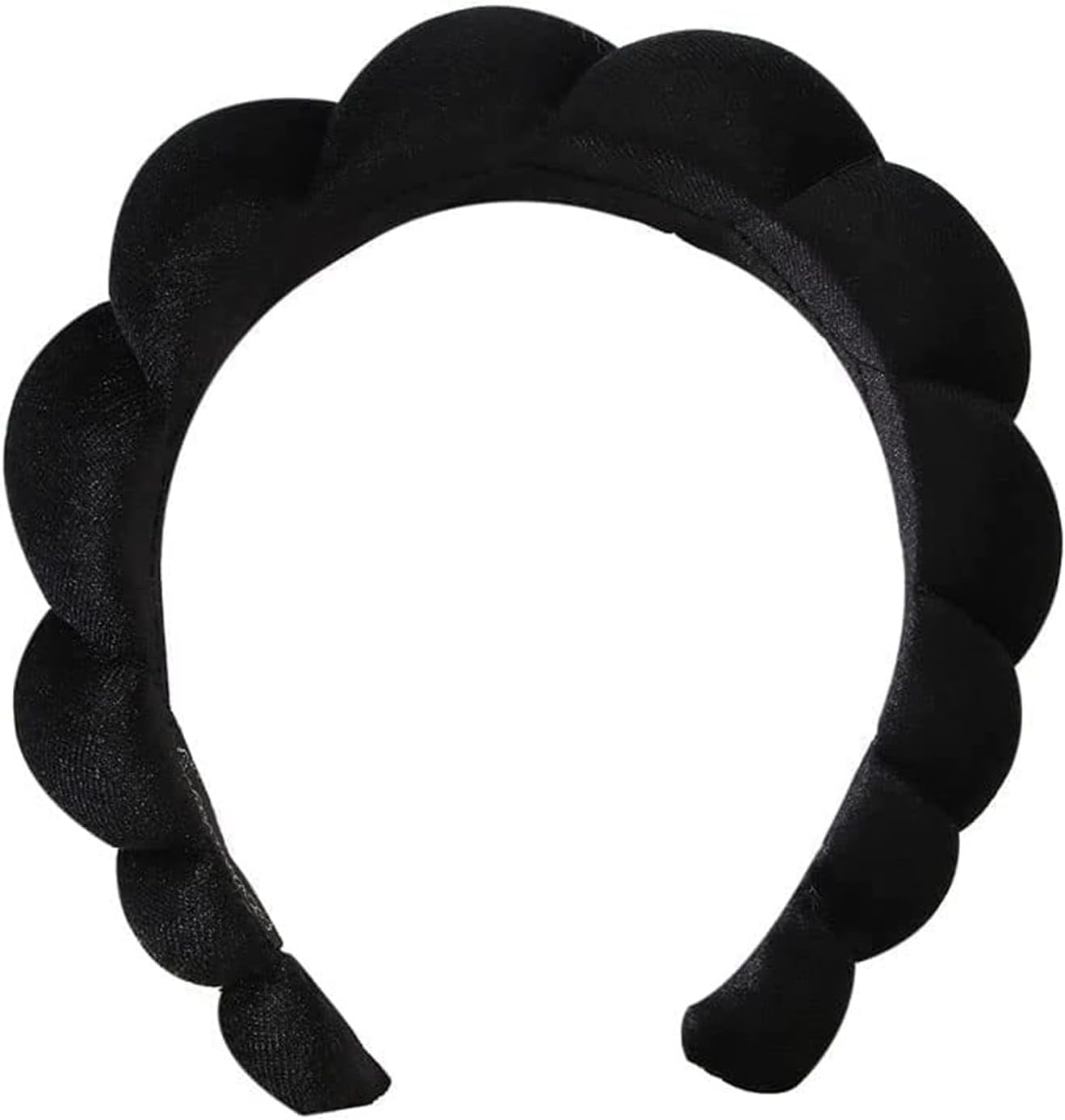 Puffy Makeup Headband Spa Sponge and Terry Towel Cloth