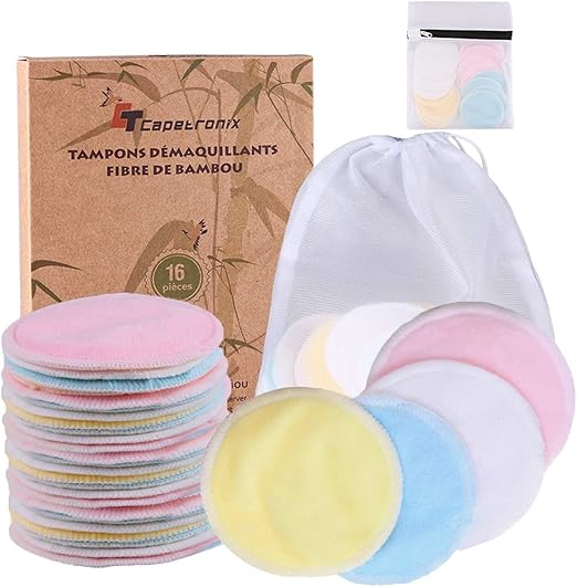Reusable Makeup Remover Pads 16 Pcs on Amazon UK