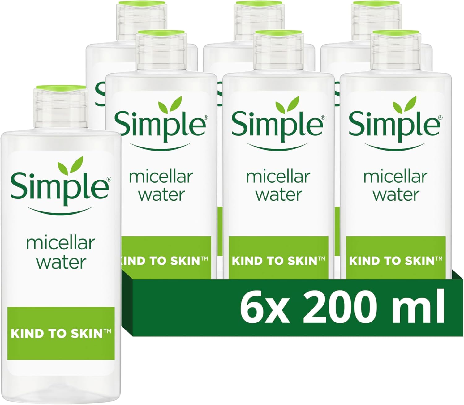 Simple Kind to Skin Micellar Cleansing Water 200ml 6-pack on Amazon UK