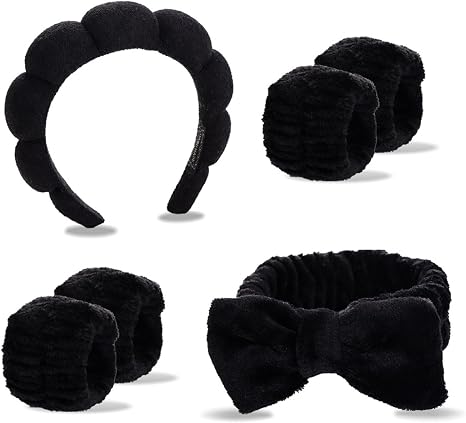 6-Piece Skincare Headband for Washing Face, Facial Skincare Headbands for Makeup