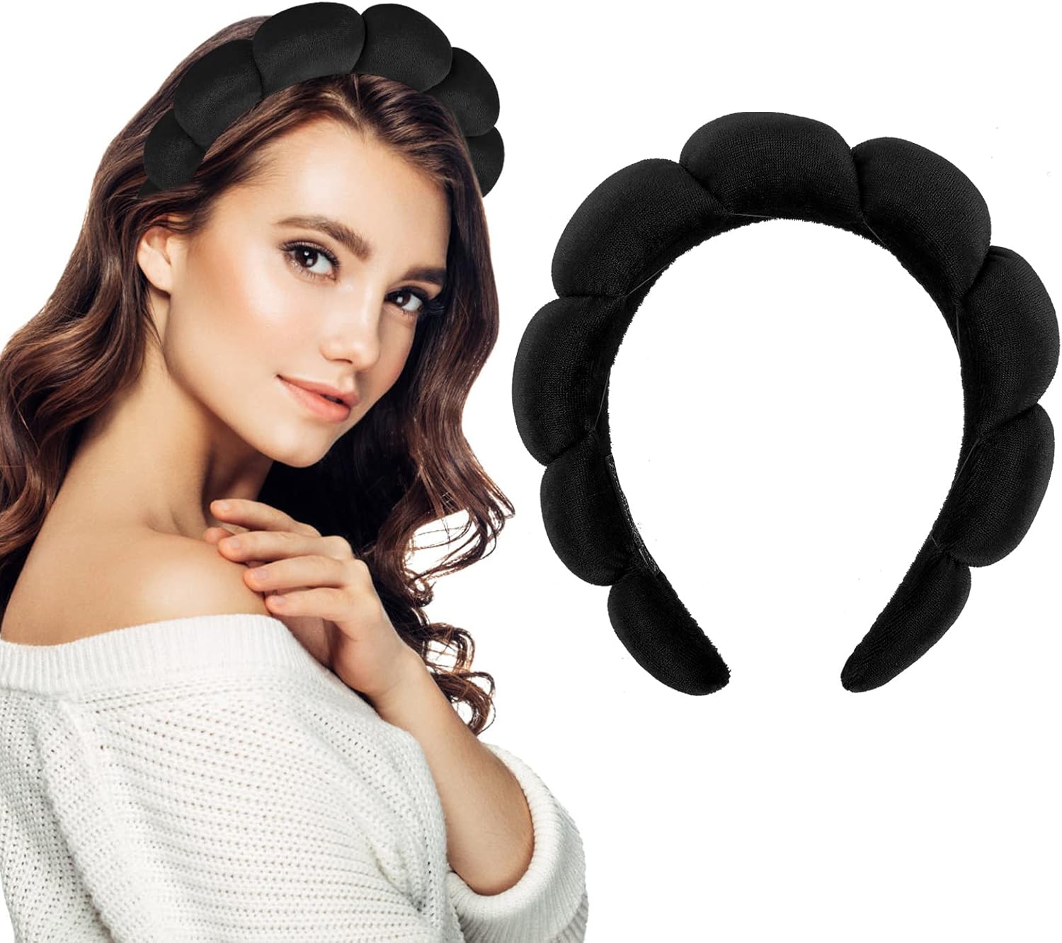Spa Makeup Headband for Women Sponge Skincare