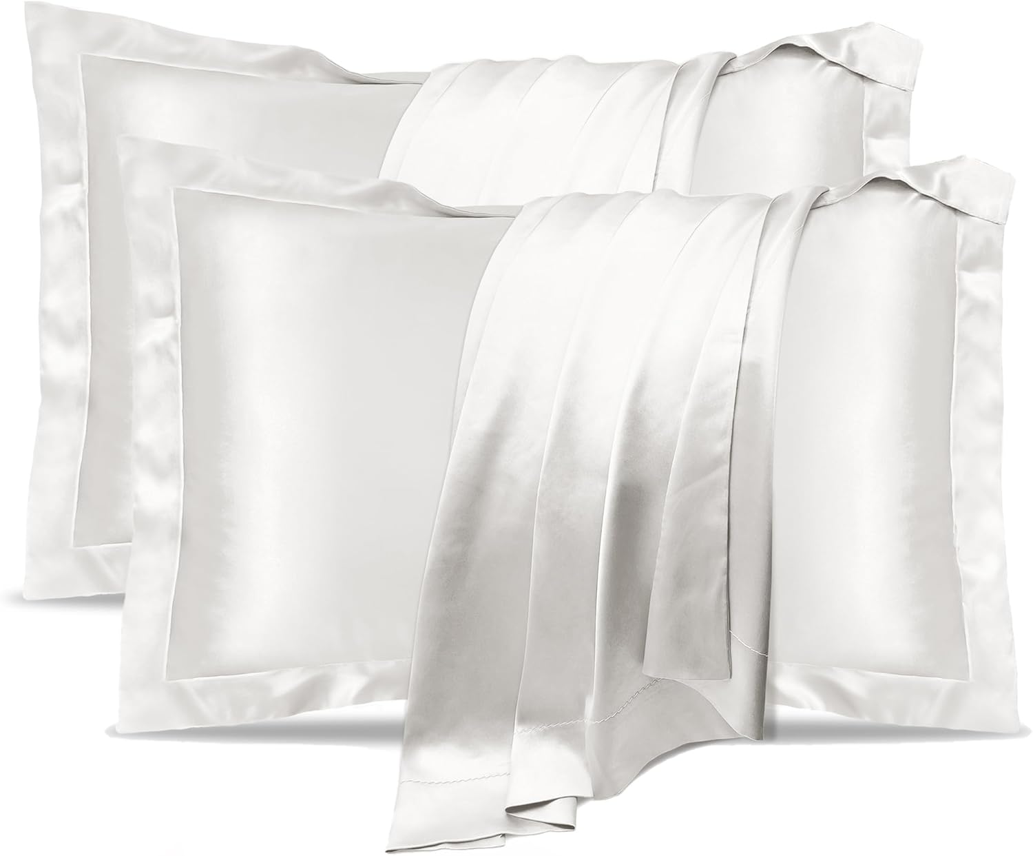 UQQU 2 Pack Natural Mulberry Silk Pillowcase on Amazon UK