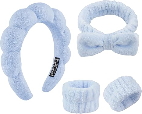 YUXIANLB Spa Headband for Washing Face, Skincare Headbands Terry Cloth Towel Hairband